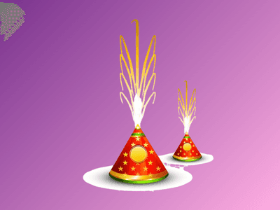 Silver Sparkler Fountain