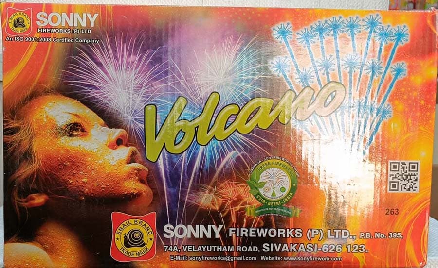 Volcano – Eruptive Repeating Shooter | Sony Fireworks | PMS Crackers