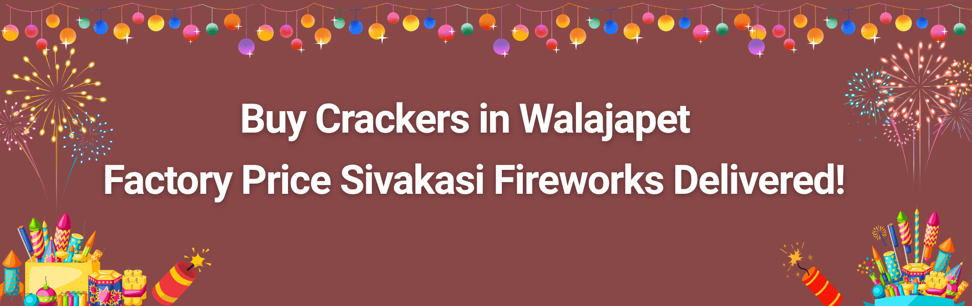 Buy Crackers in Walajapet