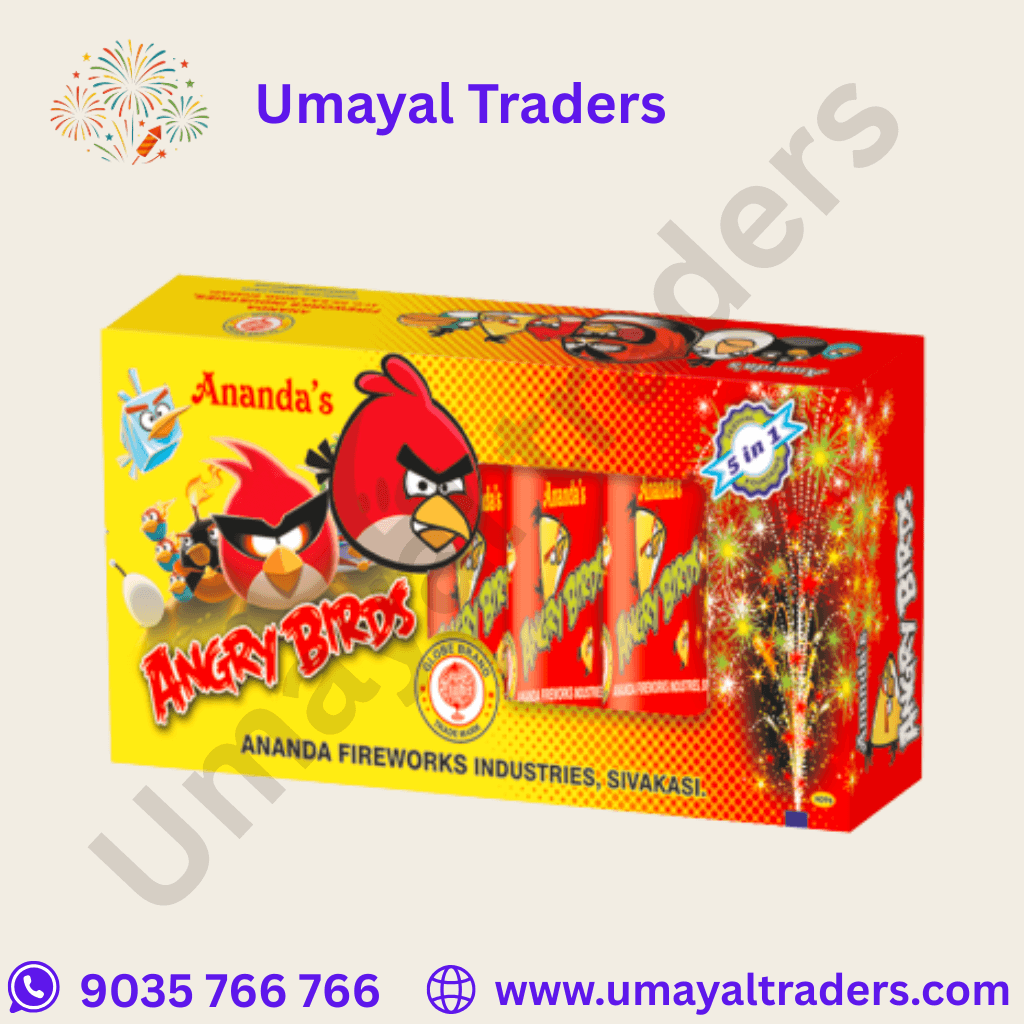 Ananda Angry Birds (5 in 1 Multicolor)