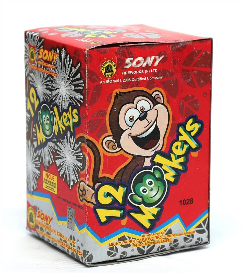 12 Monkeys – 12 Shot Repeating Shooter | Sony Fireworks | Umayal Crackers thumbnail