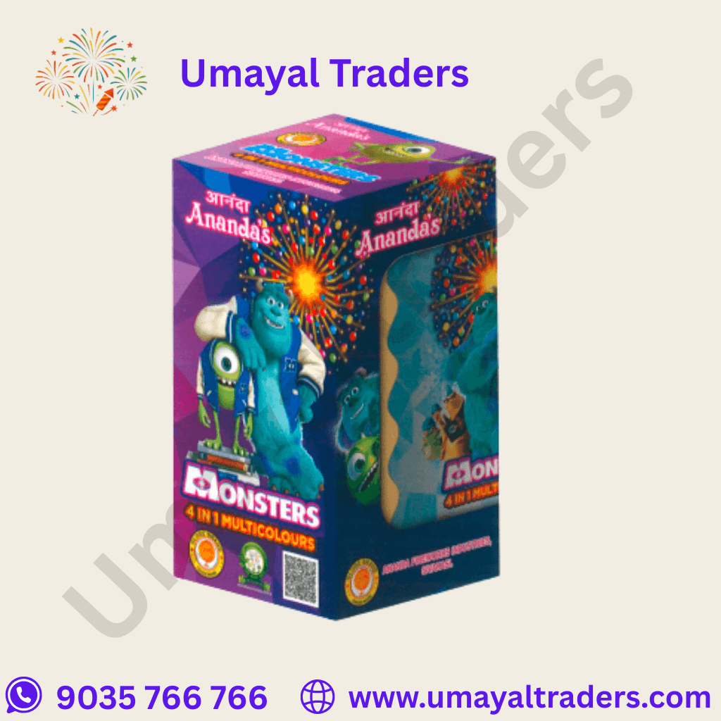 Ananda Monsters 4 in 1 Multicolour thumbnail