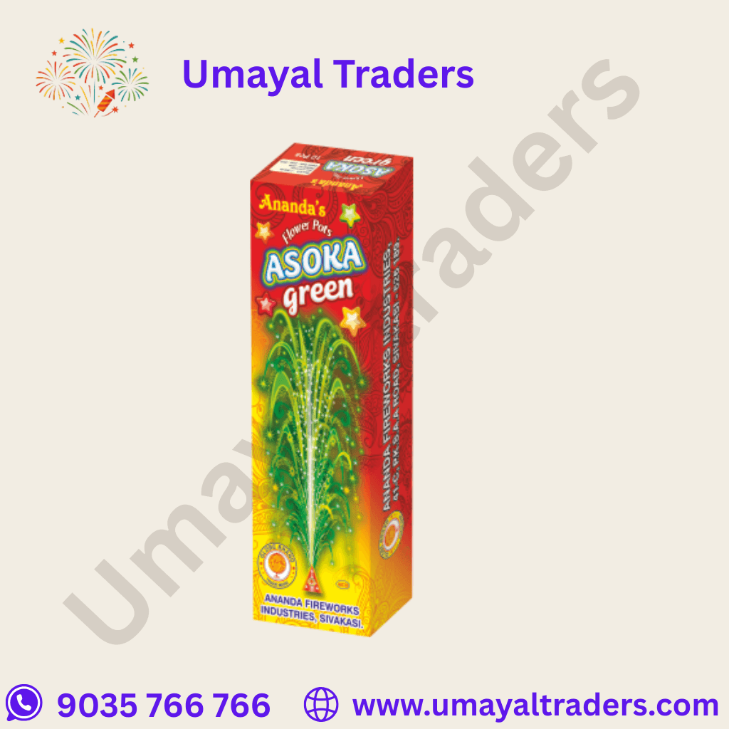 Ananda Green Flower Pots Ashoka