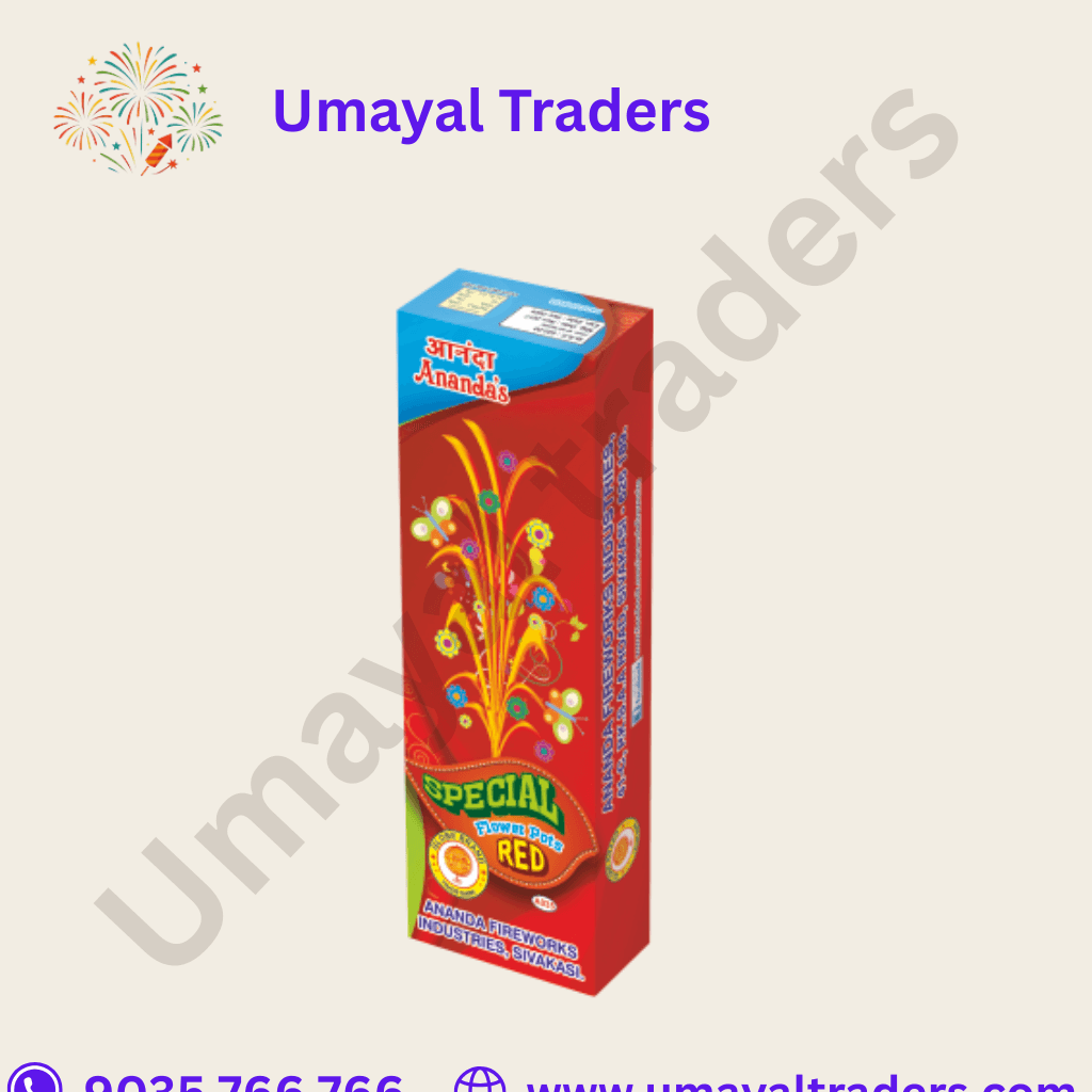 Ananda Red Flower Pots Special thumbnail