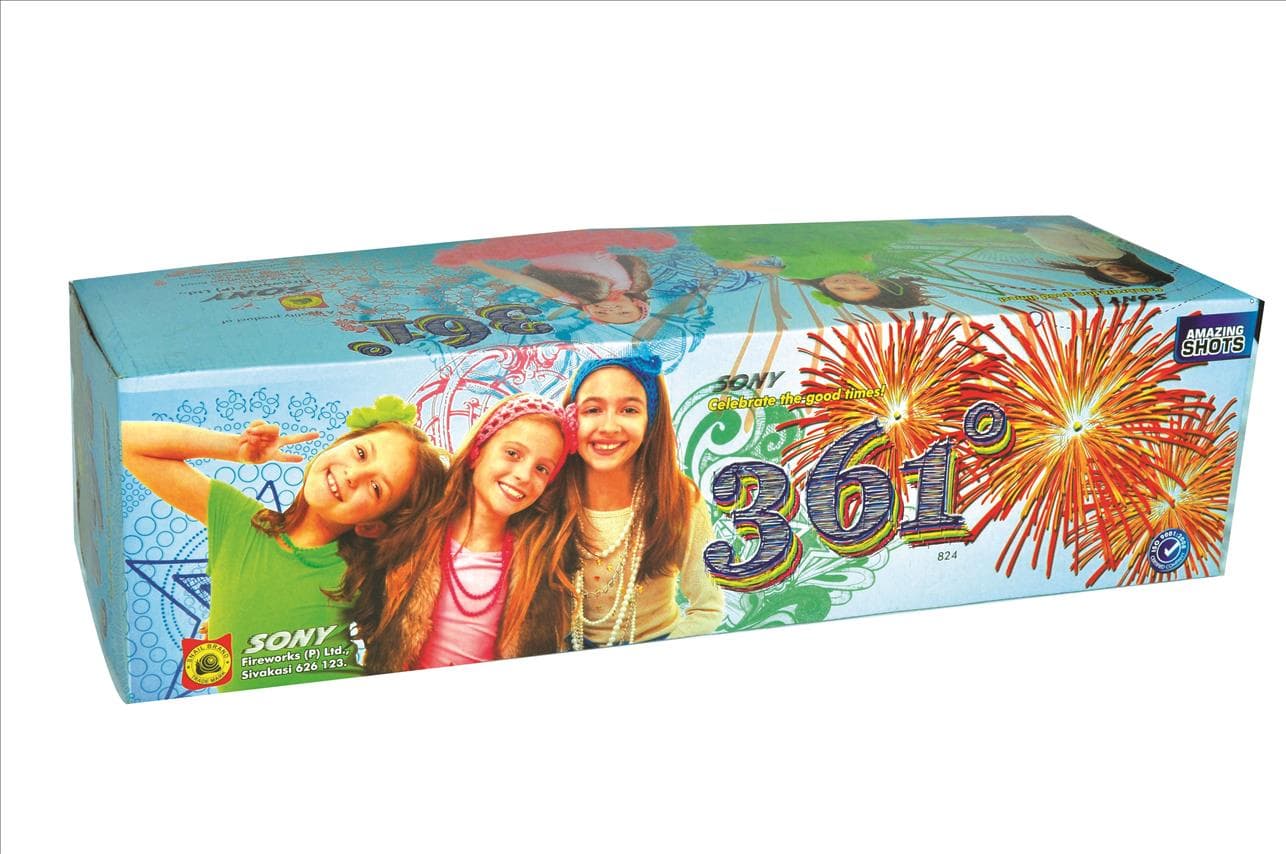 361° (30 Shot) – Full Circle Aerial Show | Sony Fireworks | Umayal Crackers thumbnail