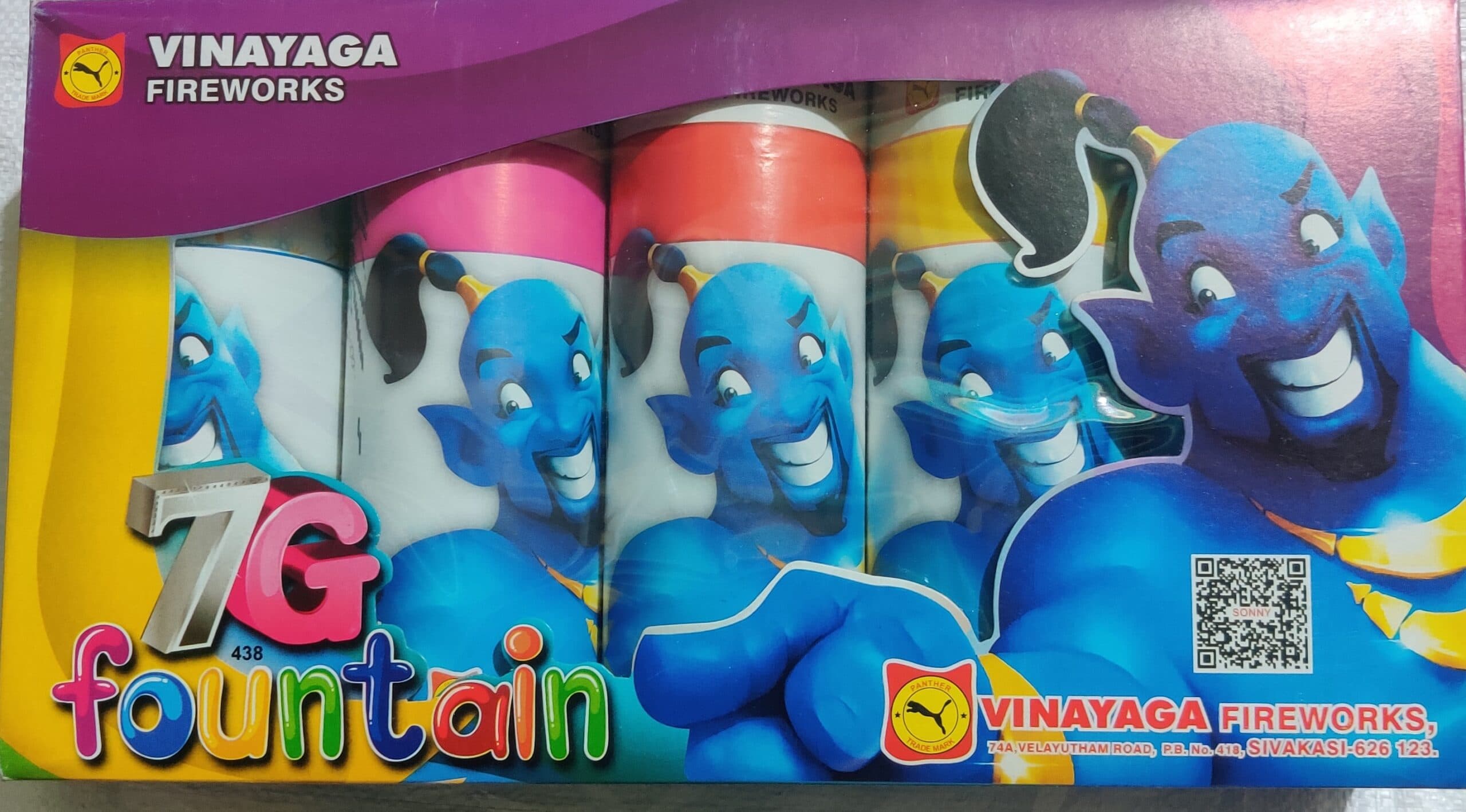 7g Assorted Fountain (5 Piece) – 5 Unique Effects. 1 Glorious Box | Sony Fireworks | Umayal Crackers thumbnail