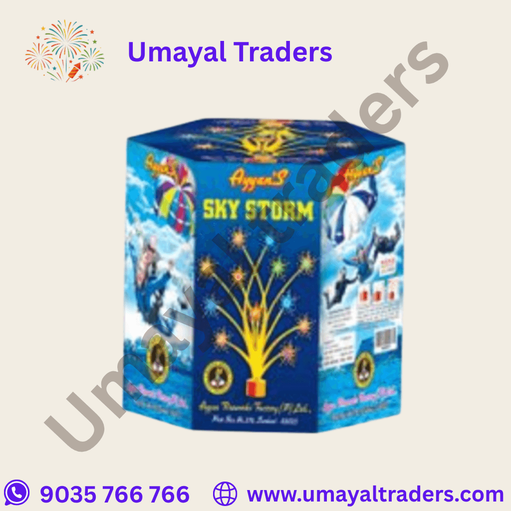 Ayyan Sky Storm(12 Shot Crackling) thumbnail