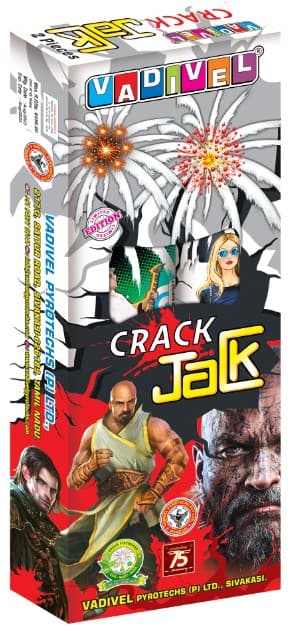 Crack Jack – 4" Premium Aerial Shells (2 Pcs/Box) | Vadivel Fireworks | Umayal Crackers thumbnail