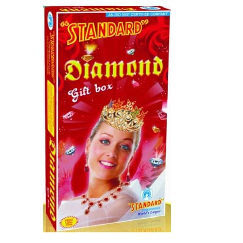 Standard Diamond Gift Box – 43 Assorted Fireworks | Complete Family Pack thumbnail