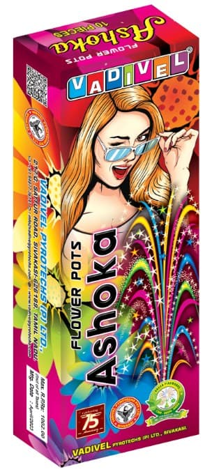 Flower Pots Ashoka – 10 Pcs Box | Vadivel Fireworks | Umayal Crackers thumbnail