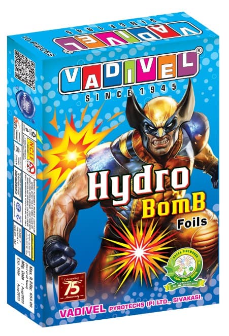 Hydro Foils (Micro Cord Fuse) – 10 Pcs/Box | Sonic Whirl & Spark | Exclusive Crackers From Umayal Crackers thumbnail