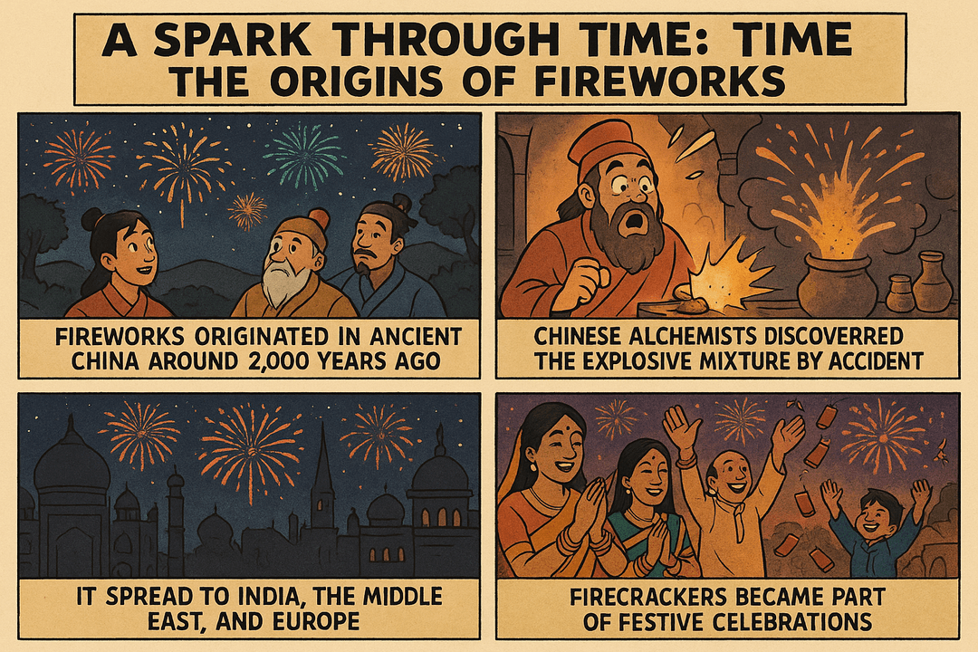 Ancient Chinese fireworks