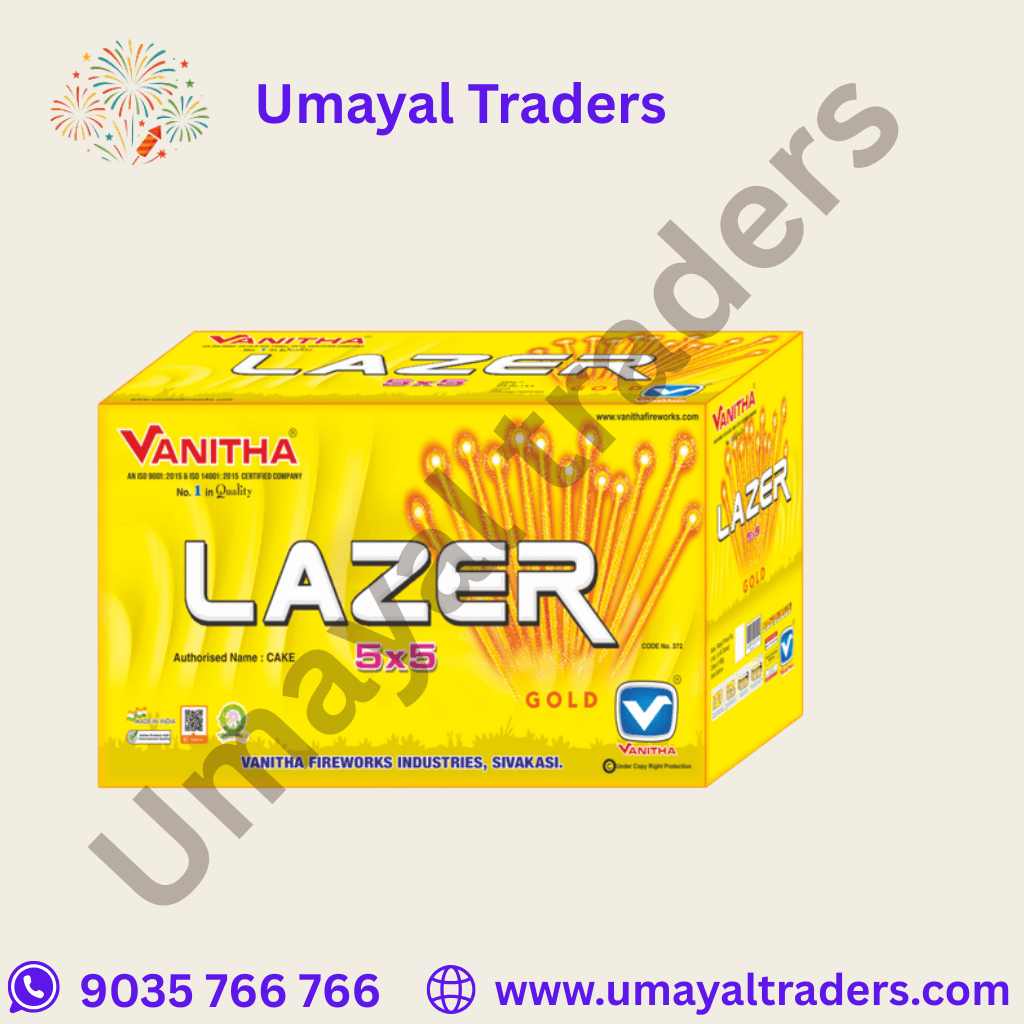 Vanitha Lazer Gold Crackers