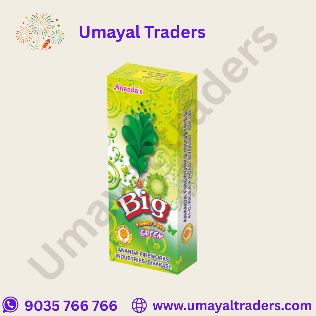 Ananda Green Flower Pots Big