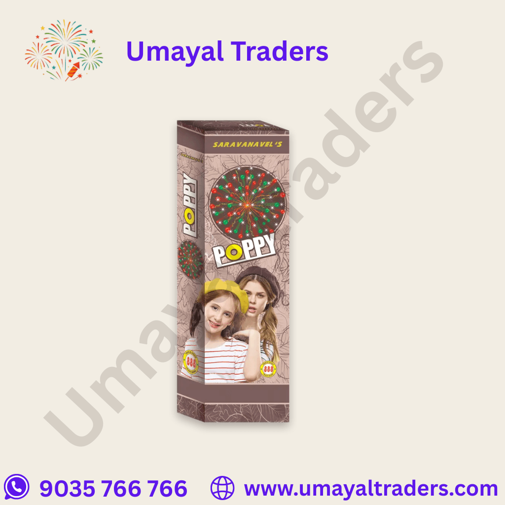 Saravanavel Poppy Pop (Red & Green)