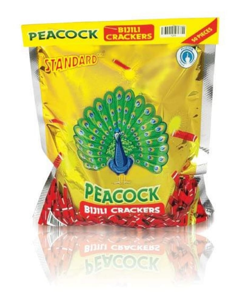 Bijili Red Crackers – 100 Pcs | Standard Fireworks Sivakasi