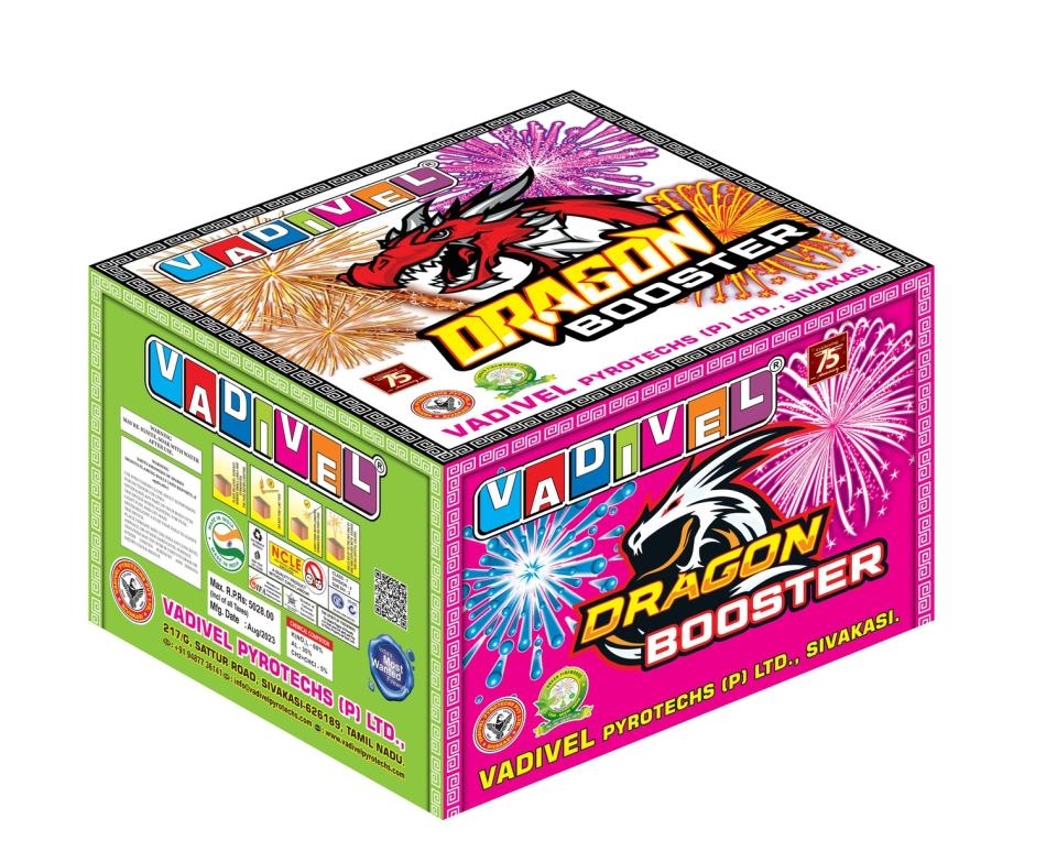 Dragon Booster – 20mm Multi Aerial Shots | Vadivel Fireworks | Umayal Crackers