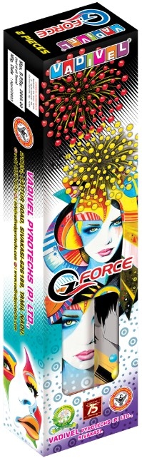 G-Force – Premium Aerial Shells 2" (Double Piece Packing) | Vadivel Fireworks | Umayal Crackers