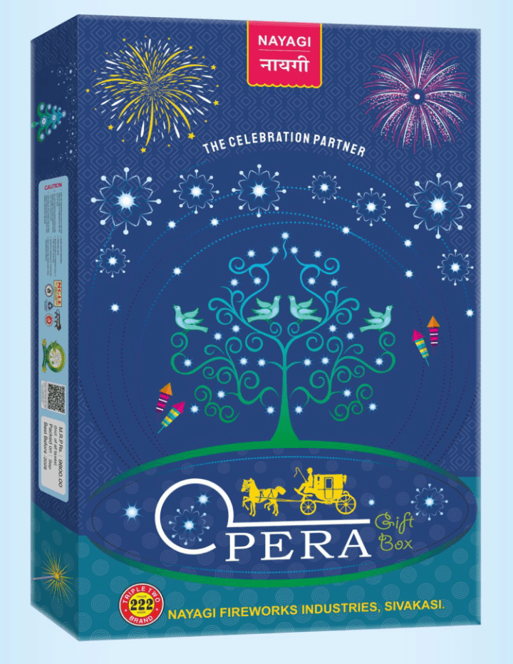 Opera Giftbox – 60 Premium Fireworks By Nayagi | Exclusively From Umayal Crackers