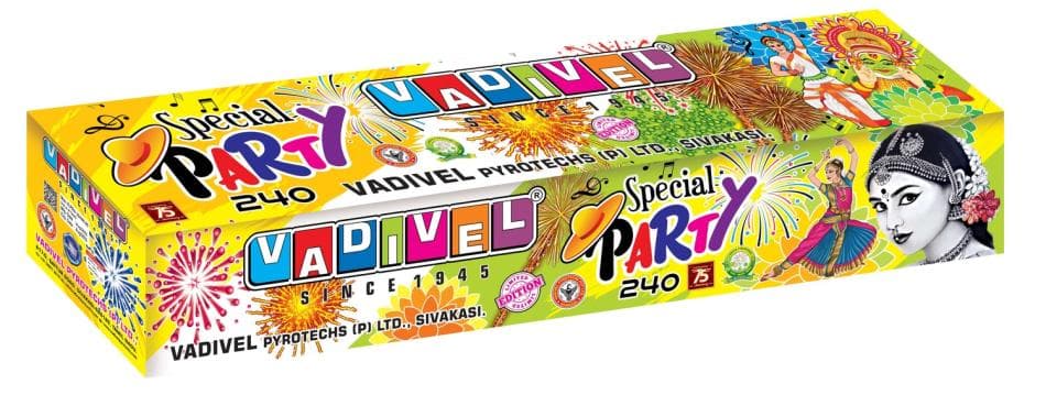 Special Party 240 – 20mm Multi Aerial Shots | Vadivel Fireworks | Umayal Crackers