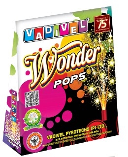 Wonder Pops (5 Pcs/Box) – Fancy Fountain Crackers | Vadivel Fireworks | Umayal Crackers