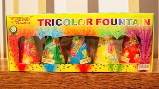 Tricolour Pot Standar Fireworks Umayal Crackers
