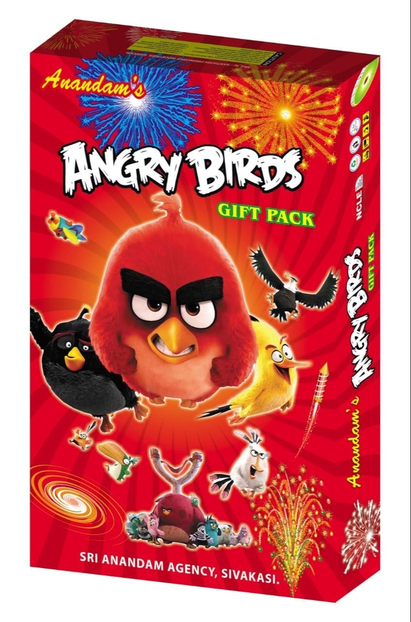 Angry Bird Red & Green (4″)